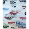 Racing Baskılı Zebra Perde  